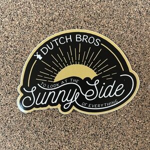 Dutch Bros Sticker “To Look At The Sunny Side” 2017